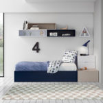 DORMITORIO JUVENIL CON CAMA NIDO