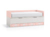 CAMA COMPACTA CON NIDO Y CUATRO CAJONES GUIAS