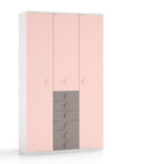 ARMARIO 3 PUERTAS Y 6 CAJONES ANCHO 123 CM