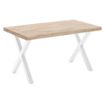 MESA COMEDOR  140 ROBLE NORDISH / BLANCO.