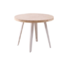 MESA COMEDOR REDONDA FIJA ROBLE NORDISH / BLANCO.