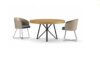 MESA COMEDOR REDONDA ROBLE EXTENSIBLE KUMO