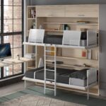 CAMA ABATIBLE DOBLE CON ALTILLO