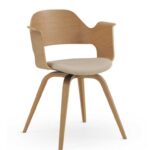 SILLÓN ROBLE ASIENTO TAPIZADO