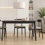 MESA RECTANGULAR FIJA ROBLE AURA