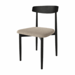 SILLA MADERA ROBLE NEGRA